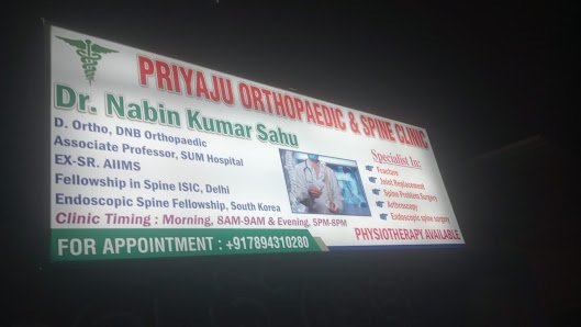 Priyaju Orthopedic and spine clinic, Dr. Nabin Kumar Sahu